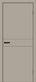 Дверь межкомнатная Браво-0.24 П ПЭТ, Clay Silk, глухая, каркасно-щитовая