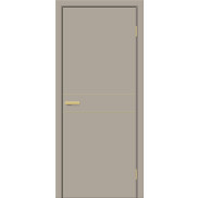 Дверь межкомнатная Браво-0.24.П (SG:P3) ПЭТ, Clay Silk, глухая, каркасно-щитовая