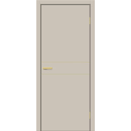 Дверь межкомнатная Браво-0.24.П (SG:P3) ПЭТ, Cream Silk, глухая, каркасно-щитовая