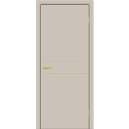 Дверь межкомнатная Браво-0.24.П (SG:P3) ПЭТ, Cream Silk, глухая, каркасно-щитовая