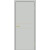 Дверь межкомнатная Браво-0.24.П (SG:P3) ПЭТ, Grey Silk, глухая, каркасно-щитовая