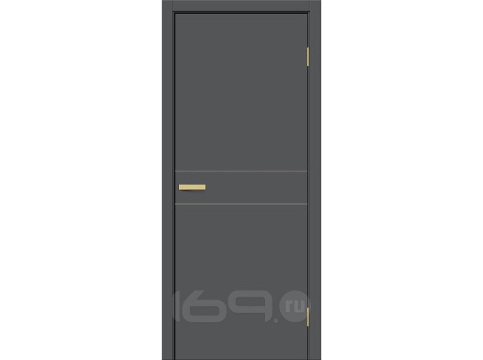 Дверь межкомнатная Браво-0.24.П (SG:P3) ПЭТ, Stormy Silk, глухая, каркасно-щитовая