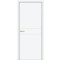 Дверь межкомнатная Браво-0.24.П (SG:P3) ПЭТ, White Silk, глухая, каркасно-щитовая