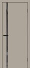 Дверь межкомнатная Браво-0.40 П ПЭТ, Clay Silk, глухая, каркасно-щитовая