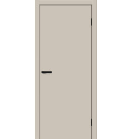 Дверь межкомнатная Браво-0.П ПЭТ, Cream Silk, глухая, каркасно-щитовая