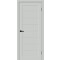 Дверь межкомнатная Браво-20 ПЭТ Grey Silk, grey silk, глухая, без стекла, царговая