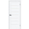 Дверь межкомнатная Браво-22 ПЭТ, White Silk, остекленная, magic fog, царговая