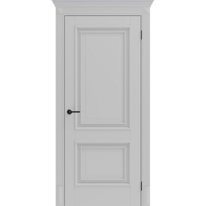 Дверь межкомнатная Классико-12.1 ПЭТ, Shellac Grey, глухая, царговая