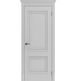 Дверь межкомнатная Классико-12.2 ПЭТ, Shellac Grey, глухая, царговая