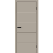 Дверь межкомнатная Граффити-2.Д.П ПЭТ Clay Silk, clay silk, глухая, каркасно-щитовая