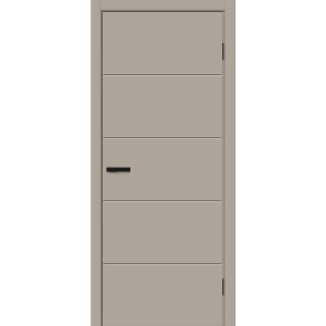 Дверь межкомнатная Граффити-2.Д.П ПЭТ Clay Silk, clay silk, глухая, каркасно-щитовая