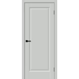 Дверь межкомнатная Неоклассик-30 ПЭТ Grey Silk, глухая, кромка нет, царговая