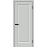 Дверь межкомнатная Неоклассик-30 ПЭТ Grey Silk, глухая, царговая