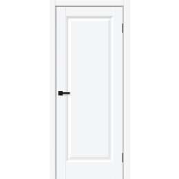 Дверь межкомнатная Неоклассик-30 ПЭТ White Silk, глухая, кромка нет, царговая