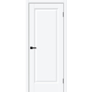 Дверь межкомнатная Неоклассик-30 ПЭТ, White Silk, глухая, царговая