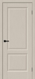 Дверь межкомнатная Неоклассик-32 ПЭТ Cream Silkwood, глухая, кромка нет, царговая