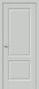 Дверь межкомнатная Неоклассик-32 ПЭТ Grey Silk, глухая, без кромки, царговая