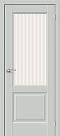 Дверь межкомнатная "Неоклассик-33" Grey Silk остекление Moru