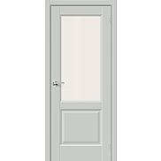 Дверь межкомнатная "Неоклассик-33" Grey Silk остекление Moru
