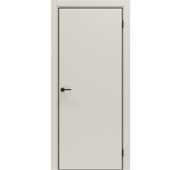 Дверь межкомнатная Порта-50 4AB Эксимер(ПЭТ) Keramik Valse, глухая, кромка алюминиевая черная, каркасно-щитовая