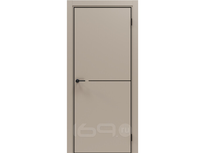 ДП Порта-50.1 4AB Keramik Beige 200*80, кромка-алюминиевая черная матовая