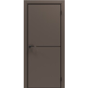 Дверь межкомнатная Порта-50.1 4AB ПЭТ, Keramik Brown, глухая, каркасно-щитовая