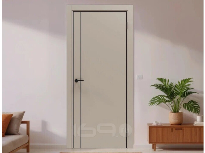 ДП Порта-50.11 4AB Keramik Beige 220*60, кромка-алюминиевая черная матовая