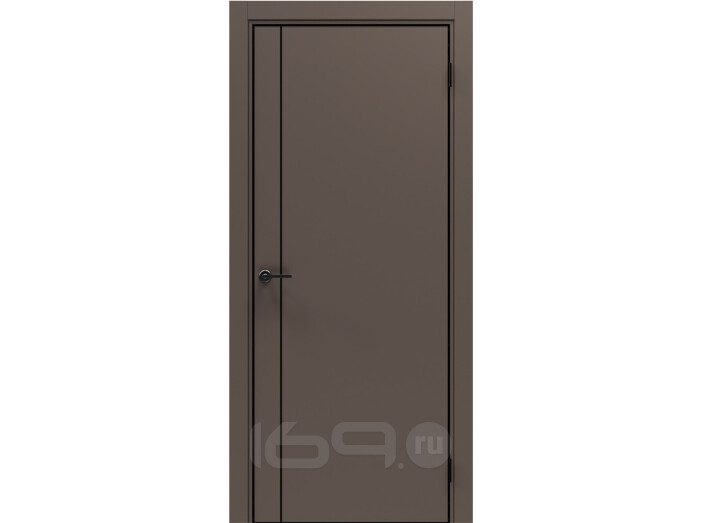 ДП Порта-50.11 4AB Keramik Brown 230*90, кромка-алюминиевая черная матовая