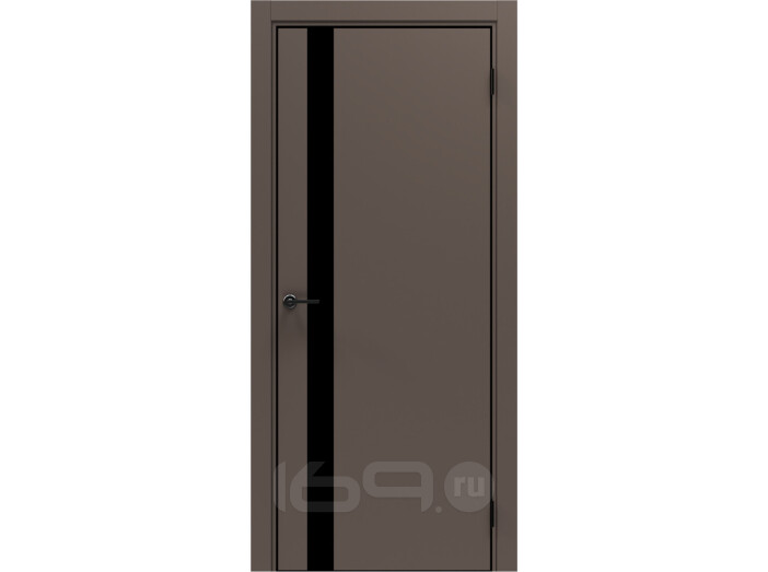 ДП Порта-51 4AB Keramik Brown Black Star 200*80, кромка-алюминиевая черная матовая