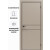 Дверь межкомнатная Порта-52 4AB ПЭТ, Keramik Beige в комплекте с врезанной черной магнитной защелкой, глухая, кромка алюминиевая черная матовая, каркасно-щитовая