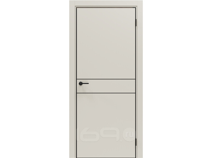 ДП Порта-52 4AB Keramik Valse 200*80, кромка-алюминиевая черная матовая