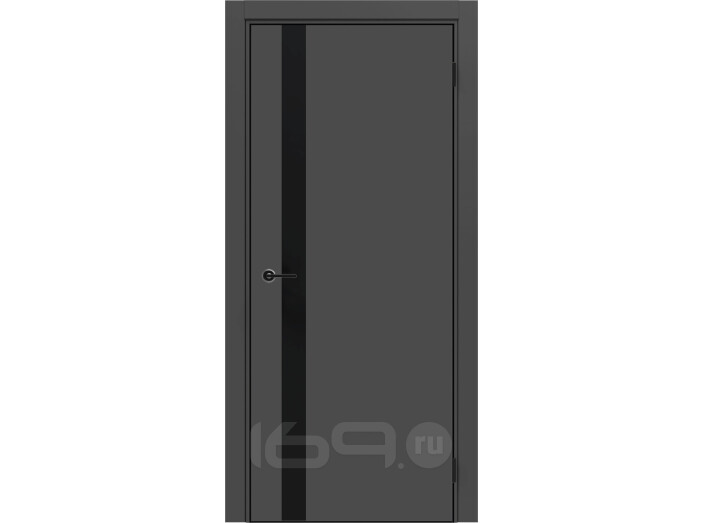 ДПГ Флекс Эмаль Порта-51 4AB Shellac Graphite Black Star 200*80, кромка-алюминиевая черная матовая