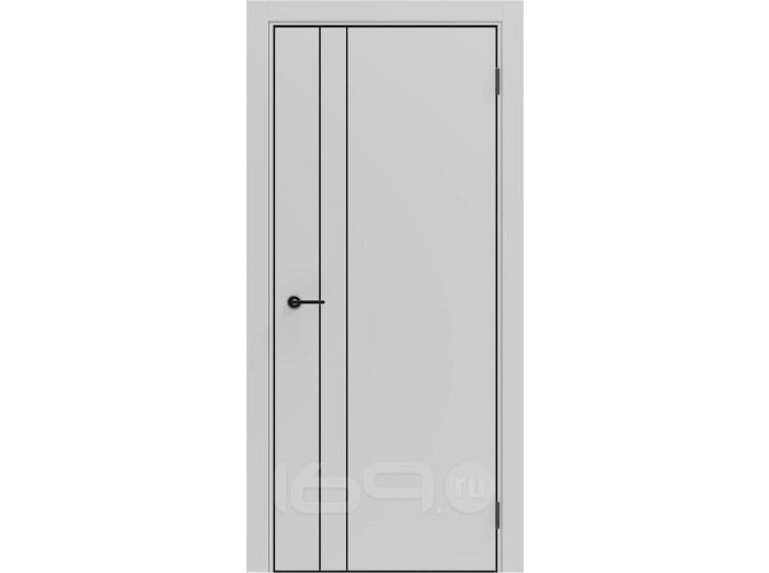 ДПГ Флекс Эмаль Порта-58 4AB Shellac Grey 220*60, кромка-алюминиевая черная матовая