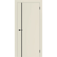 Дверь межкомнатная Порта ПТА-50.11 B ПЭТ, Shellac Cream, глухая, каркасно-щитовая