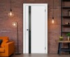 Дверь межкомнатная Порта ПТА-51 B ПЭТ, Shellac White, глухая, каркасно-щитовая