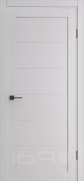 Дверь межкомнатная Порта-210 ПЭТ, Shellac Grey, глухая, царговая