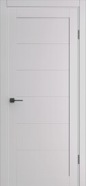 Дверь межкомнатная Порта-210 ПЭТ, Shellac Grey, глухая, царговая
