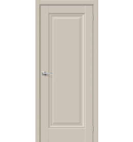 Дверь межкомнатная Прима-0 ПЭТ, Cream Silk, глухая, царговая