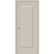 Дверь межкомнатная Прима-20 ПЭТ Cream Silk, глухая, царговая