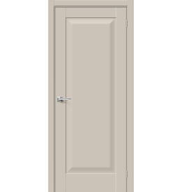 Дверь межкомнатная Прима-20 ПЭТ, Cream Silk, глухая, царговая