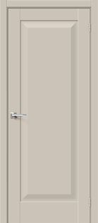 Дверь межкомнатная Прима-20 ПЭТ Cream Silk, глухая, без кромки, царговая