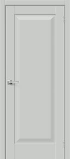 Дверь межкомнатная Прима-20 ПЭТ Grey Silk, глухая, без кромки, царговая