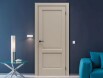 Дверь межкомнатная Неоклассико-12 ПЭТ, Keramik Beige, глухая, филенчатая