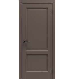 Дверь межкомнатная Neo 12 ПЭТ, Keramik Brown, глухая, филенчатая