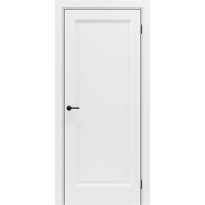 Дверь межкомнатная ФлексЭмаль Neo 11, Shellac White, глухая, филенчатая