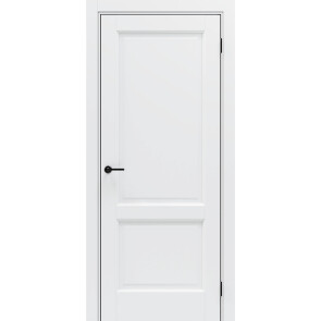 Дверь межкомнатная ФлексЭмаль Neo 12, Shellac White, глухая, филенчатая
