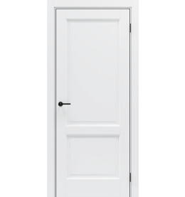 Дверь межкомнатная ФлексЭмаль Neo 12, Shellac White, глухая, филенчатая
