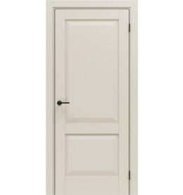 Дверь межкомнатная ФлексЭмаль Neo 2, Shellac Cream, глухая, филенчатая