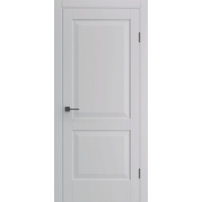 Дверь межкомнатная ФлексЭмаль Neo 2, Shellac Grey, глухая, филенчатая