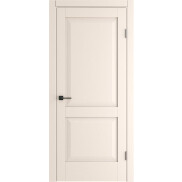 Дверь межкомнатная Неоклассико-2 Полипропилен Nevada Wood, остекленная, кромка нет, филенчатая